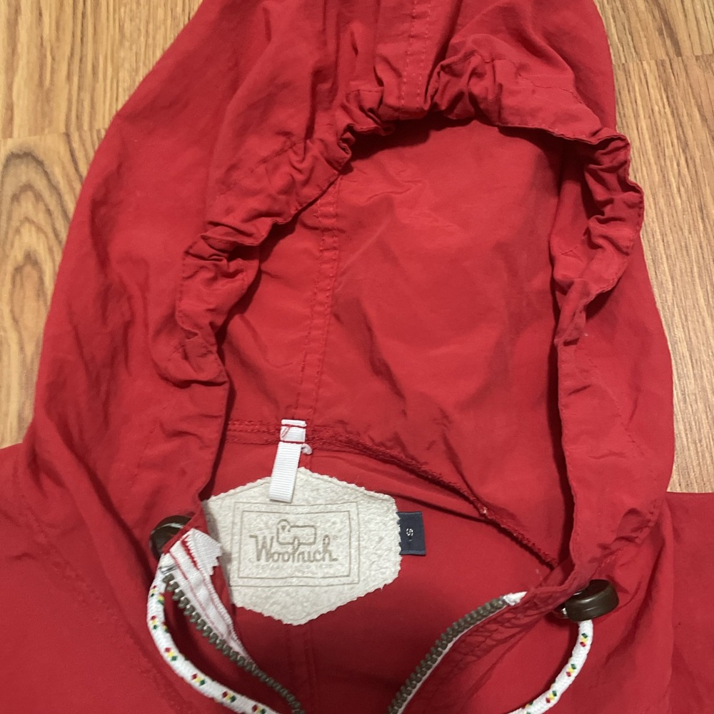 Woolrich Anorak Jacket Mens Small Pullover Hooded Windbreaker Hiking - Picture 4 of 13